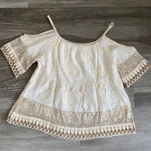 Sparkling Embroidery Top